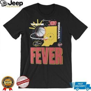 Indiana Fever ’25 WNBA Playoffs In The Zone 2 sided shirt
