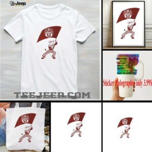 Indiana Hoosier army flag shirt