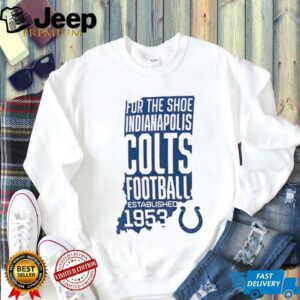 Indianapolis Colts Football for the shoe established 1953 shirt