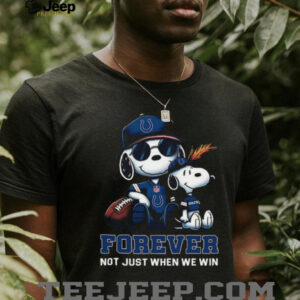 Indianapolis Colts Peanuts Snoopy Forever shirt