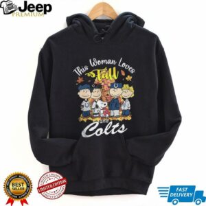 Indianapolis Colts x Snoopy this woman loves fall shirt