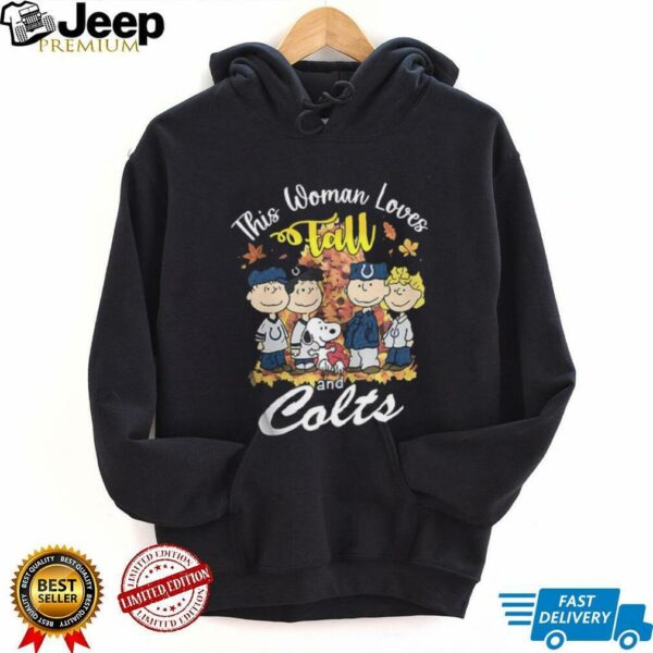 Indianapolis Colts x Snoopy this woman loves fall shirt