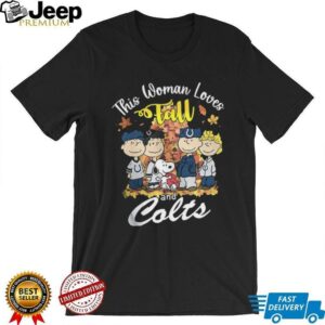 Indianapolis Colts x Snoopy this woman loves fall shirt
