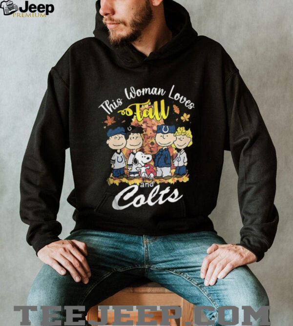 Indianapolis Colts x Snoopy this woman loves fall shirt