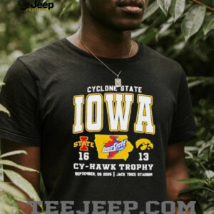 Iowa State Cyclones Beat Iowa Hawkeyes Cy Hawk Trophy In Jack Trice Stadium 2025 Shirt
