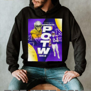 Isaiah Rodgers Minnesota Vikings NFC defensive POTW shirt Isaiah Rodgers Minnesota Vikings NFC defensive POTW shirt