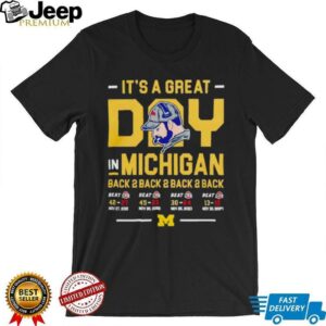 It’s a great day in michigan back 2 back 2...