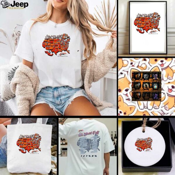 JR Motorsports all we do is win map cities shirt