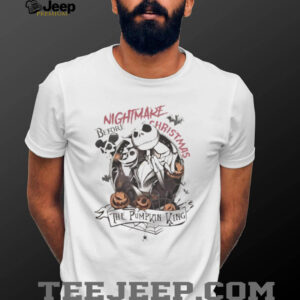 Jack And Sally Halloween Couple Nightmare Before Christmas The pumpkin King shirt