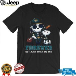 Jacksonville Jaguars Peanuts Snoopy Forever shirt