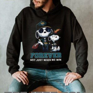 Jacksonville Jaguars Peanuts Snoopy Forever shirt