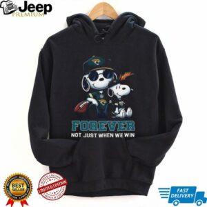 Jacksonville Jaguars Peanuts Snoopy Forever shirt
