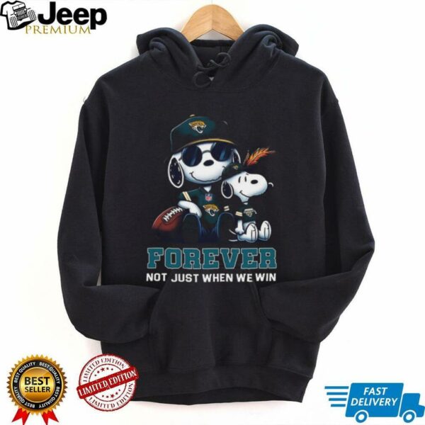 Jacksonville Jaguars Peanuts Snoopy Forever shirt