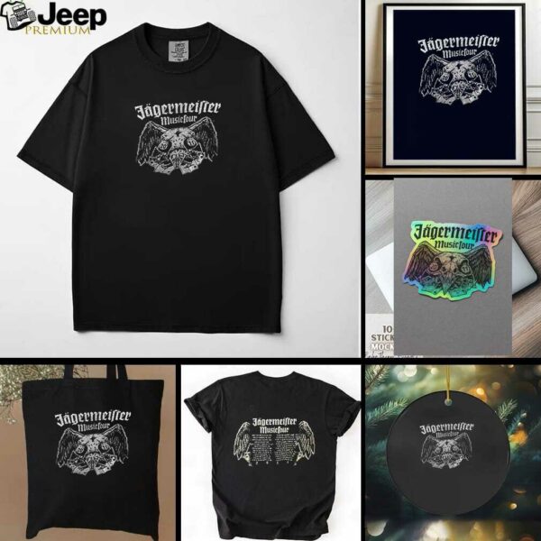 Jagermeister music tour logo dates shirt