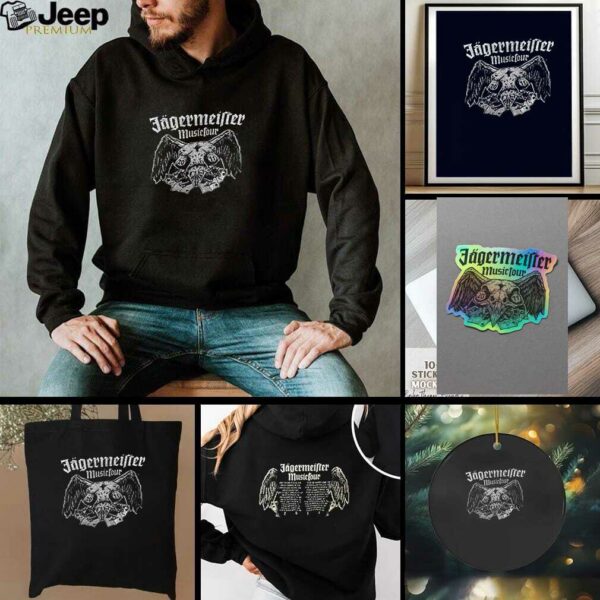 Jagermeister music tour logo dates shirt