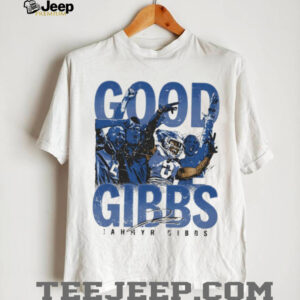 Jahmyr Gibbs Good Gibbs Detroit Lions crowd celebration signature shirt