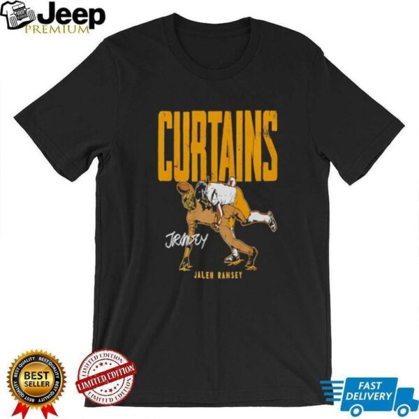 Jalen Ramsey Curtains call game signature shirt