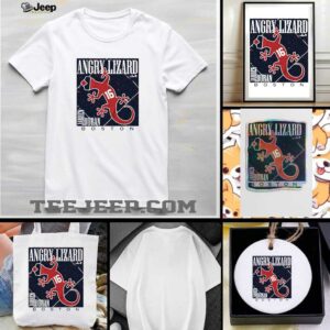 Jarren Duran 16 Angry Lizard Boston Red Sox baseball shirt