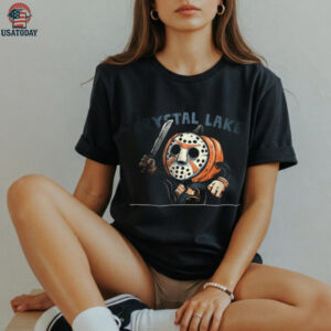 Jason Voorhees from the Friday the 13th movies Crystal Lake Camp Counselor shirt