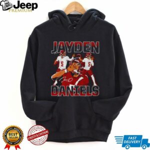 Jayden Daniels Masterpiece Signature Football Shirt