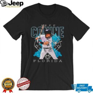 Jeff Conine swing signature Miami Marlins shirt