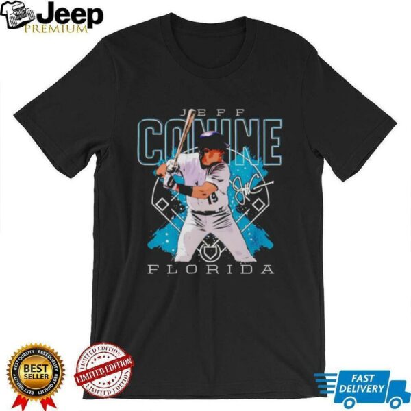 Jeff Conine swing signature Miami Marlins shirt