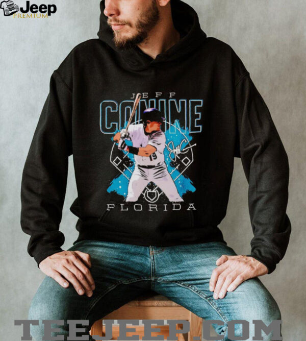 Jeff Conine swing signature Miami Marlins shirt