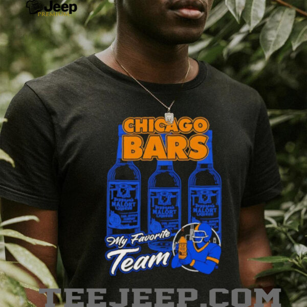 Jeppson’s Malort Chicago Bears NFL Chicago bars my favorite team shirt