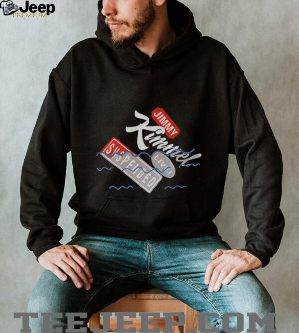 Jimmy Kimmel live suspended I stand with Jimmy Kimmel 2025 shirt