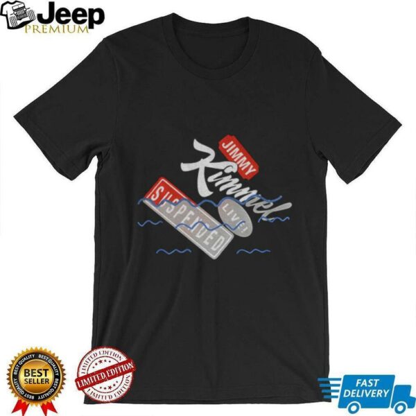 Jimmy Kimmel live suspended I stand with Jimmy Kimmel 2025 shirt