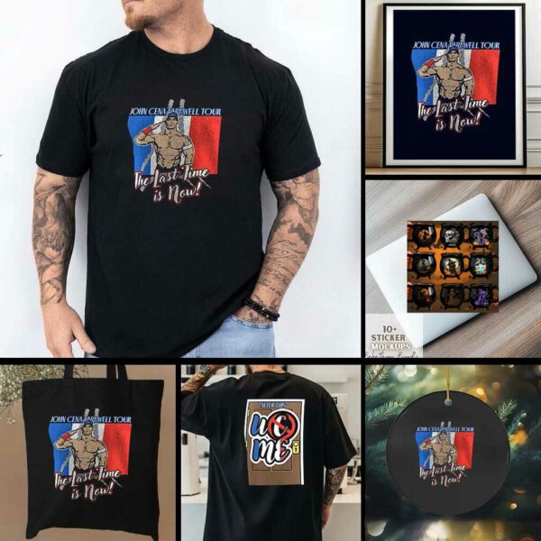 John Cena Farewell tour the last time is now Paris shirt