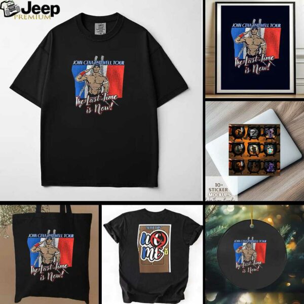 John Cena Farewell tour the last time is now Paris shirt