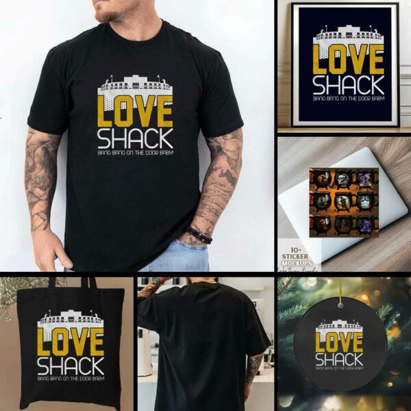 Jordan Love Green Bay Packers Love Shack Lambeau Field bang bang on the door baby shirt