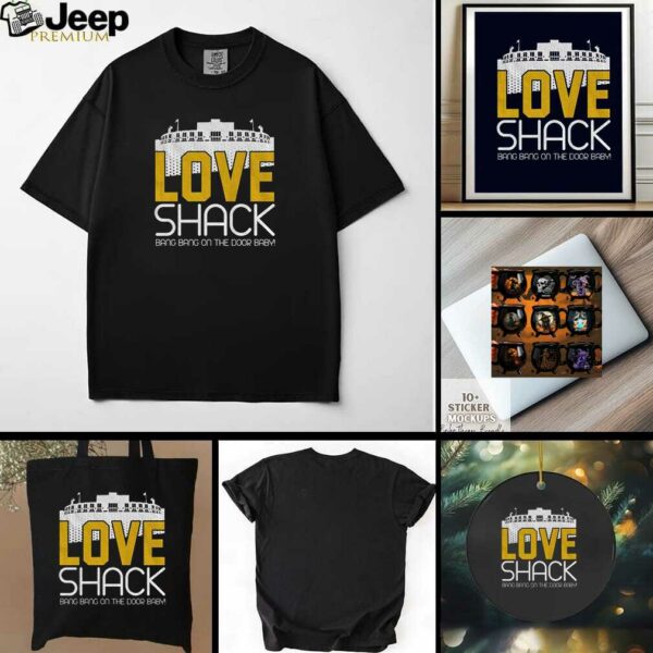 Jordan Love Green Bay Packers Love Shack Lambeau Field bang bang on the door baby shirt