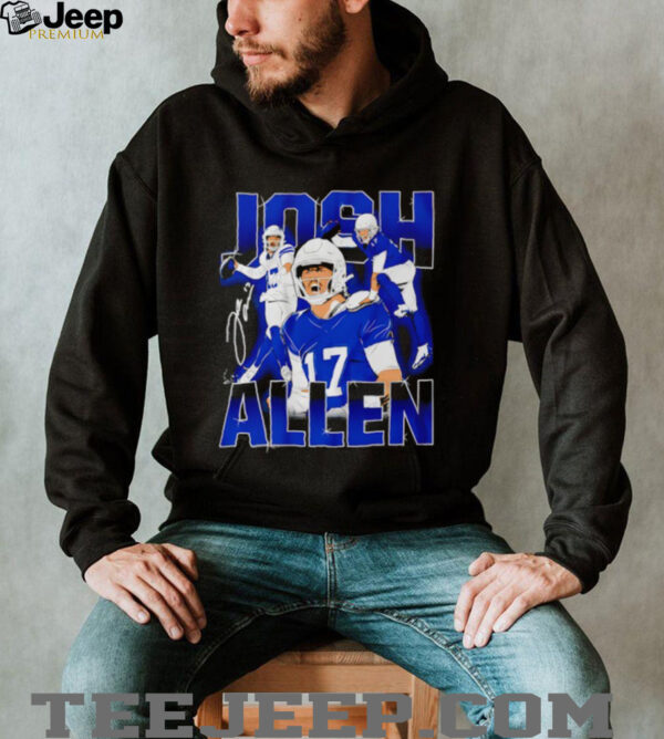 Josh Allen Masterpiece Signature Football Shirt