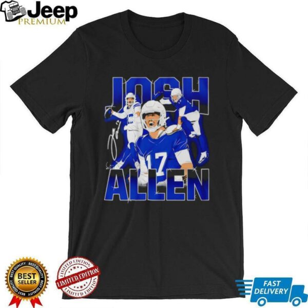 Josh Allen Masterpiece Signature Football Shirt