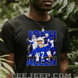 Josh Allen Masterpiece Signature Football Shirt