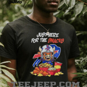 Just Here for the Snacks Buffalo Bills mascot Football NFL 2025 shirt