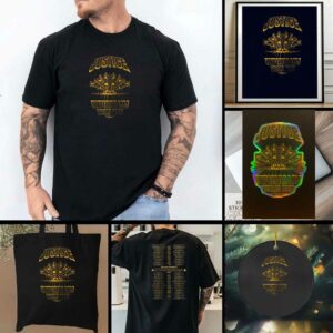 Justice Hyperdrama world tour 2025 dates shirt