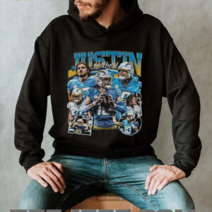 Justin Herbert Shirt, Football American Graphic Vintage, 90s Bootleg Inspired Gift Fan Unisex T shirt