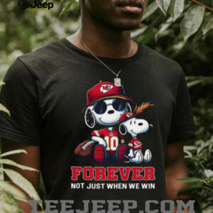 Kansas City Chiefs Peanuts Snoopy Forever shirt