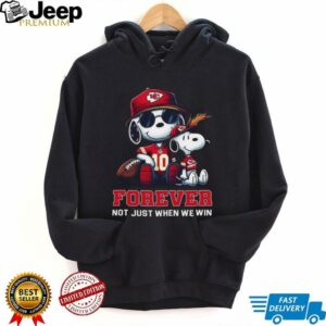 Kansas City Chiefs Peanuts Snoopy Forever shirt