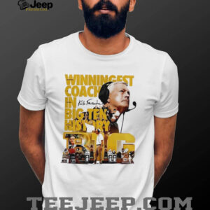 Kirk Ferentz Iowa Hawkeyes winningest coach in Big Ten football...