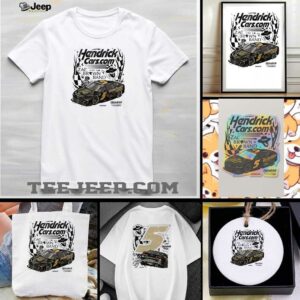 Kyle Larson Hendrick motorsports team collection Olive Hendrick cars Zac Brown band signature shirt