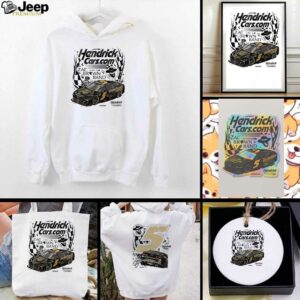 Kyle Larson Hendrick motorsports team collection Olive Hendrick cars Zac Brown band signature shirt