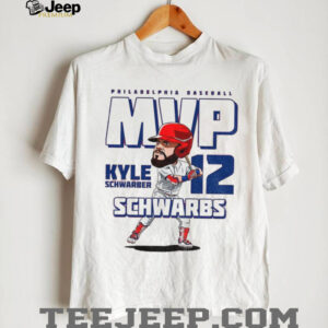 Kyle Schwarber Schwarbs MVP Philadelphia Phillies MLB Baseball cartoon shirt