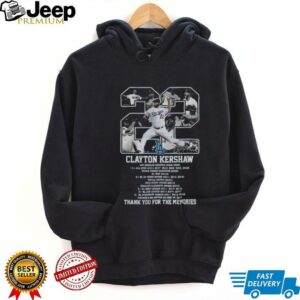 LA Dodgers Thank You Kershaw Clayton Kershaw thank you forever shirt