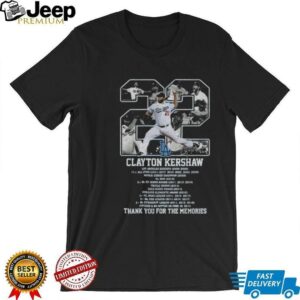 LA Dodgers Thank You Kershaw Clayton Kershaw thank you forever shirt