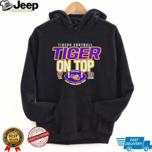 LSU Tigers Defeat Clemson Tigers Tiger On Top 17 10 Score Shirt