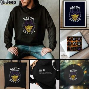 LSU Tigers bayou bandits a robber or outlaw belonging to a gang shirt